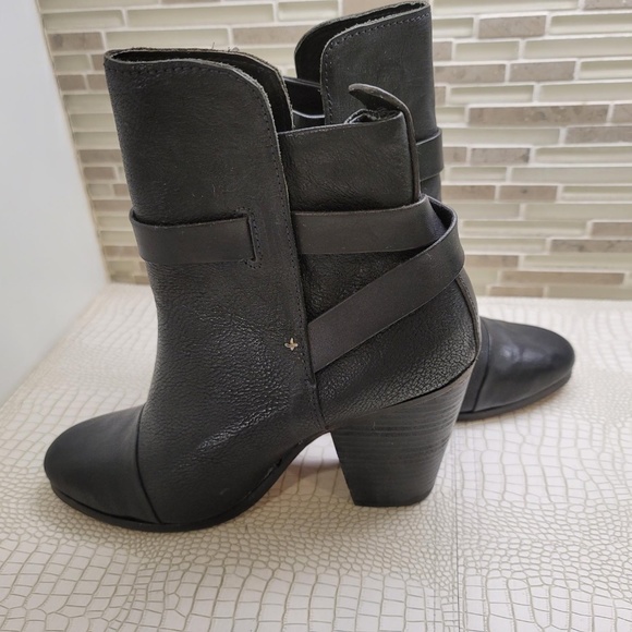 rag & bone Shoes - Rag & Bone Black Leather Booties*USED
